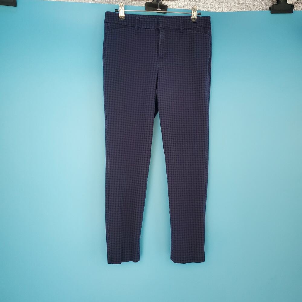 Old Navy Trousers Size 6 Pixie High Rise Cropped Houndstooth